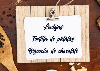 Menú para tu CookMaker Premium